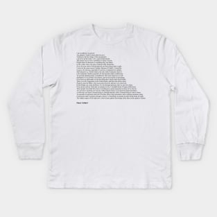 Isaac Asimov Quotes Kids Long Sleeve T-Shirt